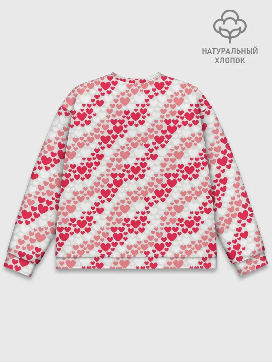 Мужской свитшот базовый / Волны Любви