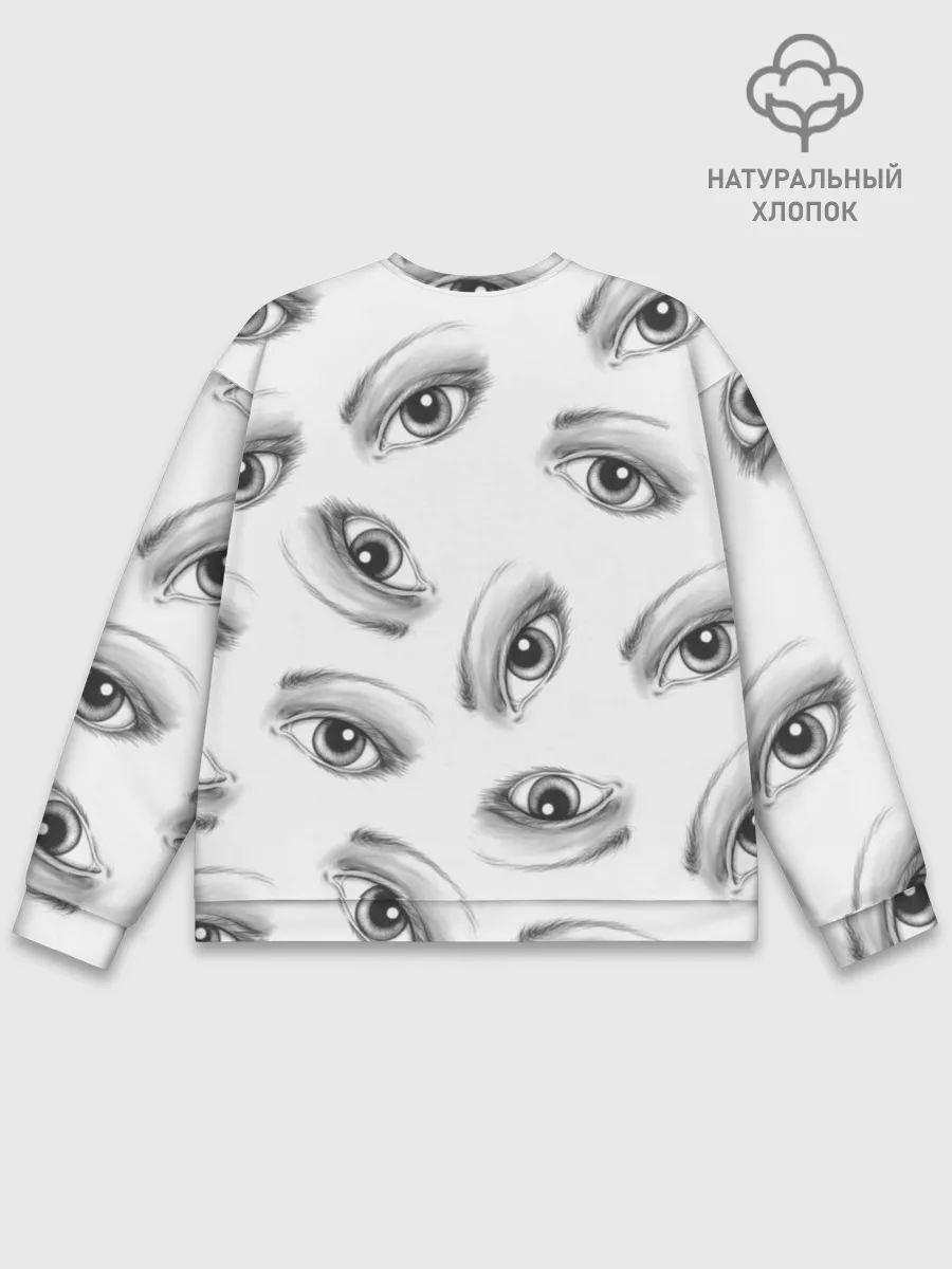 Мужской свитшот базовый / глаза