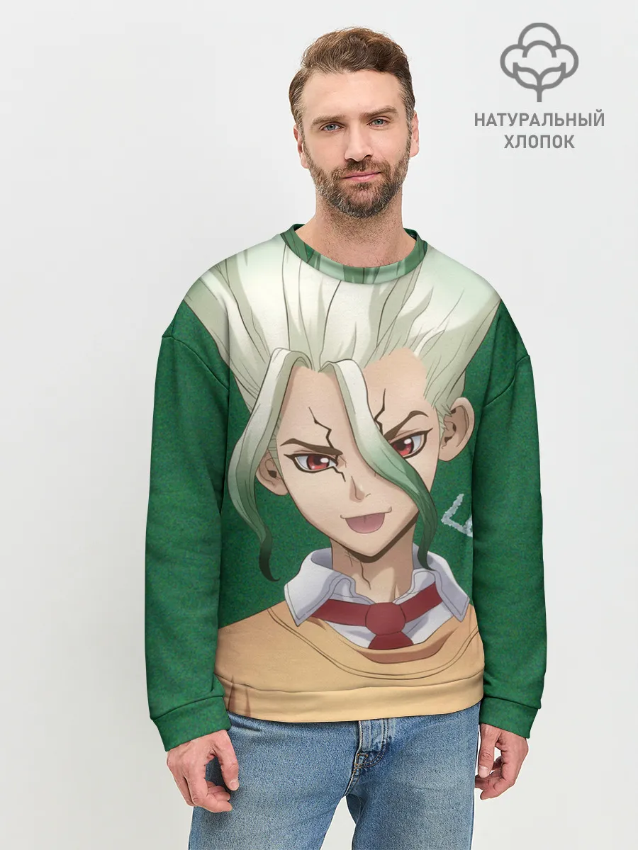 Мужской свитшот базовый / Доктор Стоун