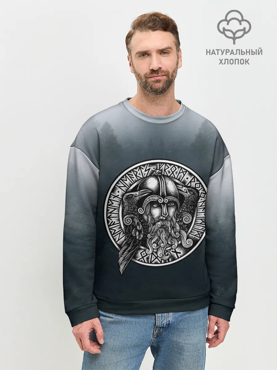 Мужской свитшот базовый / руны