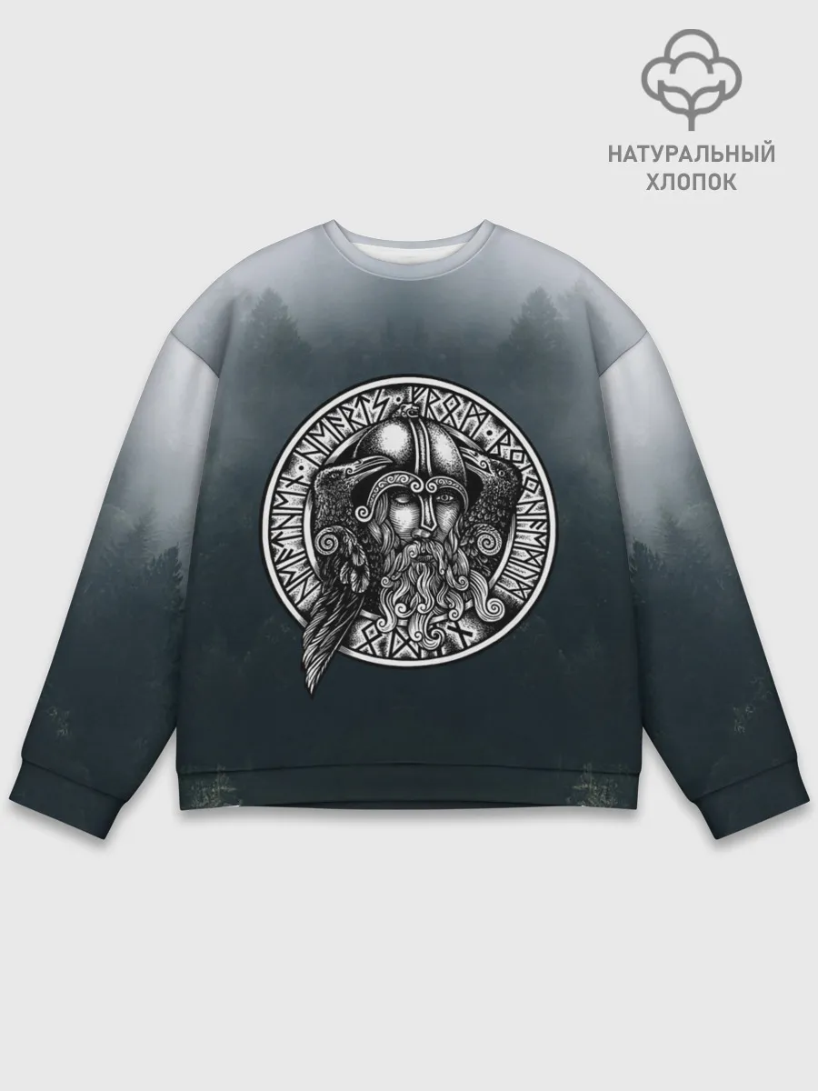 Мужской свитшот базовый / руны