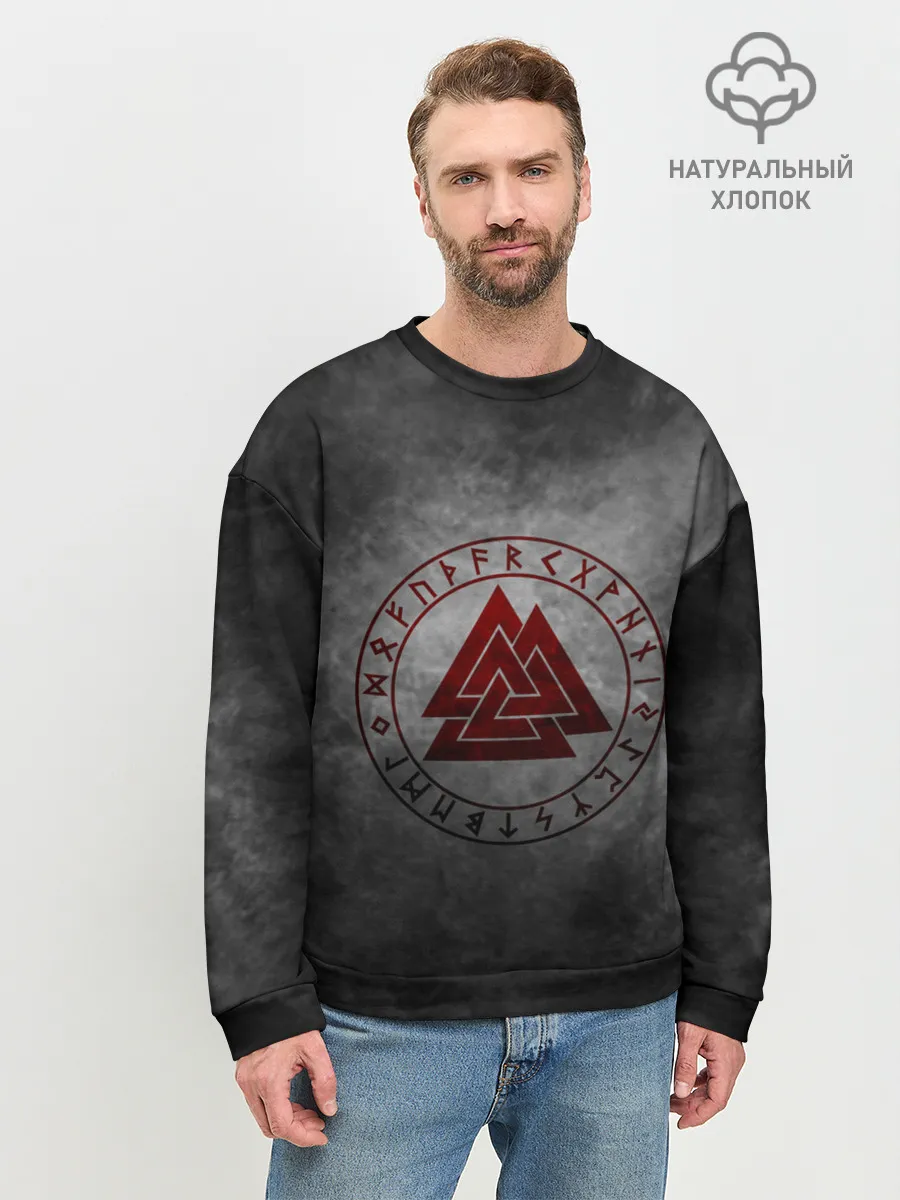 Мужской свитшот базовый / руны