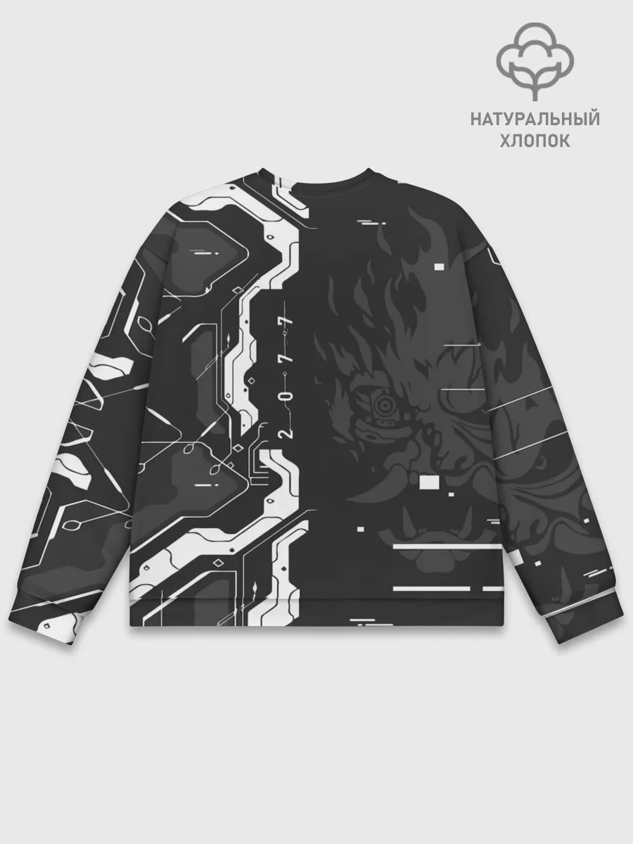 Мужской свитшот базовый / Cyberpunk 2077 Tech