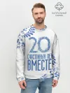 Мужской свитшот базовый / 20 лет совместной жизни