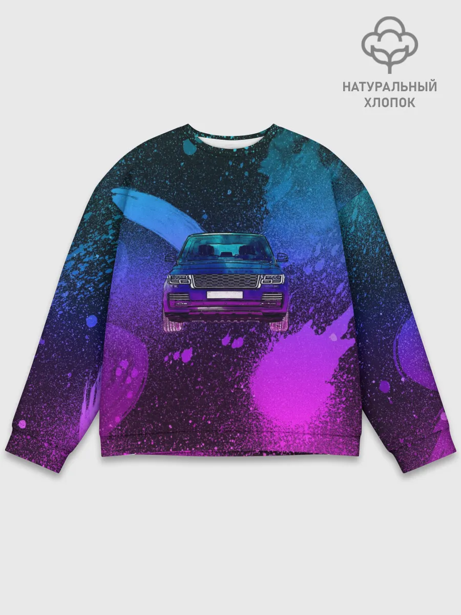 Мужской свитшот базовый / LAND ROVER NEON