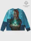 Мужской свитшот базовый / cuberpunk 2077 melisa