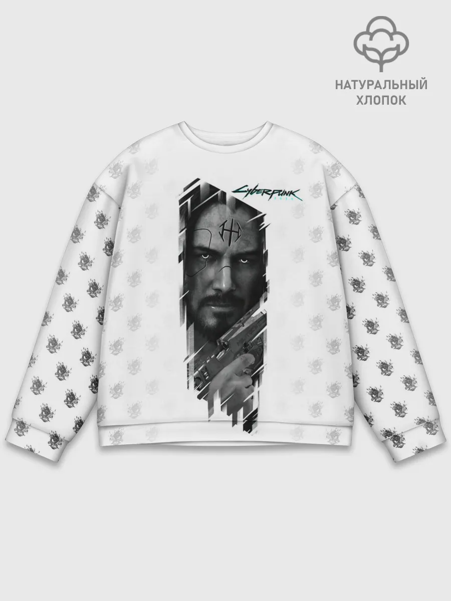 Мужской свитшот базовый / Cyberpunk 2077