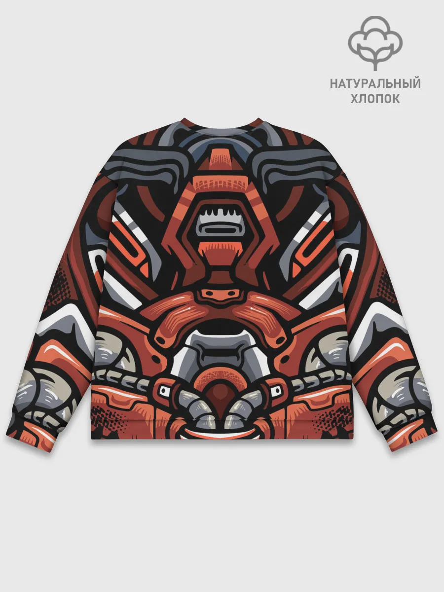 Мужской свитшот базовый / Cyber Samurai