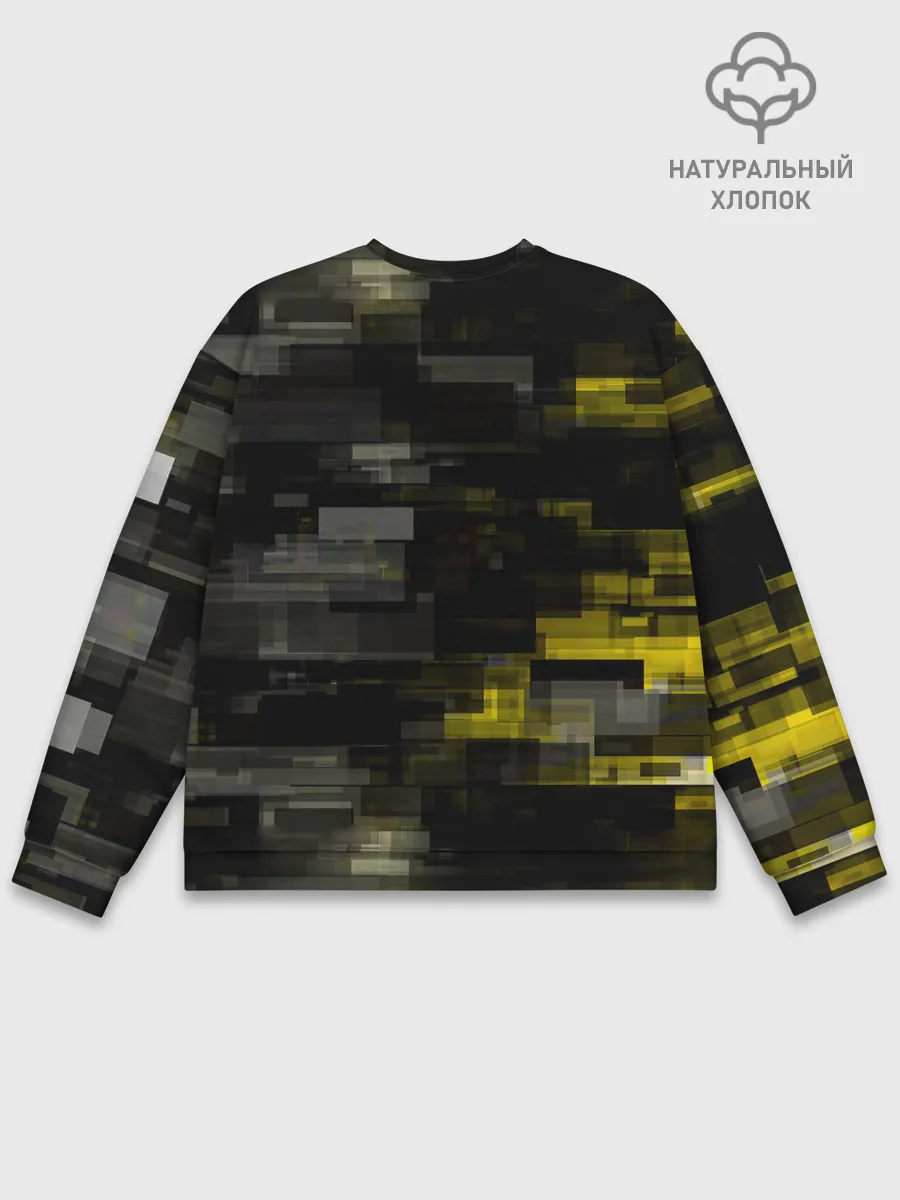 Мужской свитшот базовый / MILITECH камуфляж Cyberpunk 2077