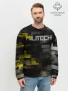 Мужской свитшот базовый / MILITECH камуфляж Cyberpunk 2077