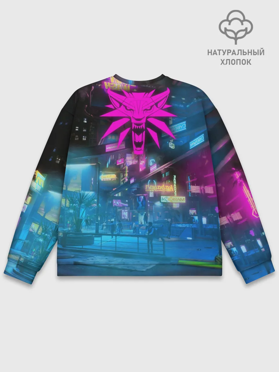 Мужской свитшот базовый / Cyberpunk 2077 | Цири