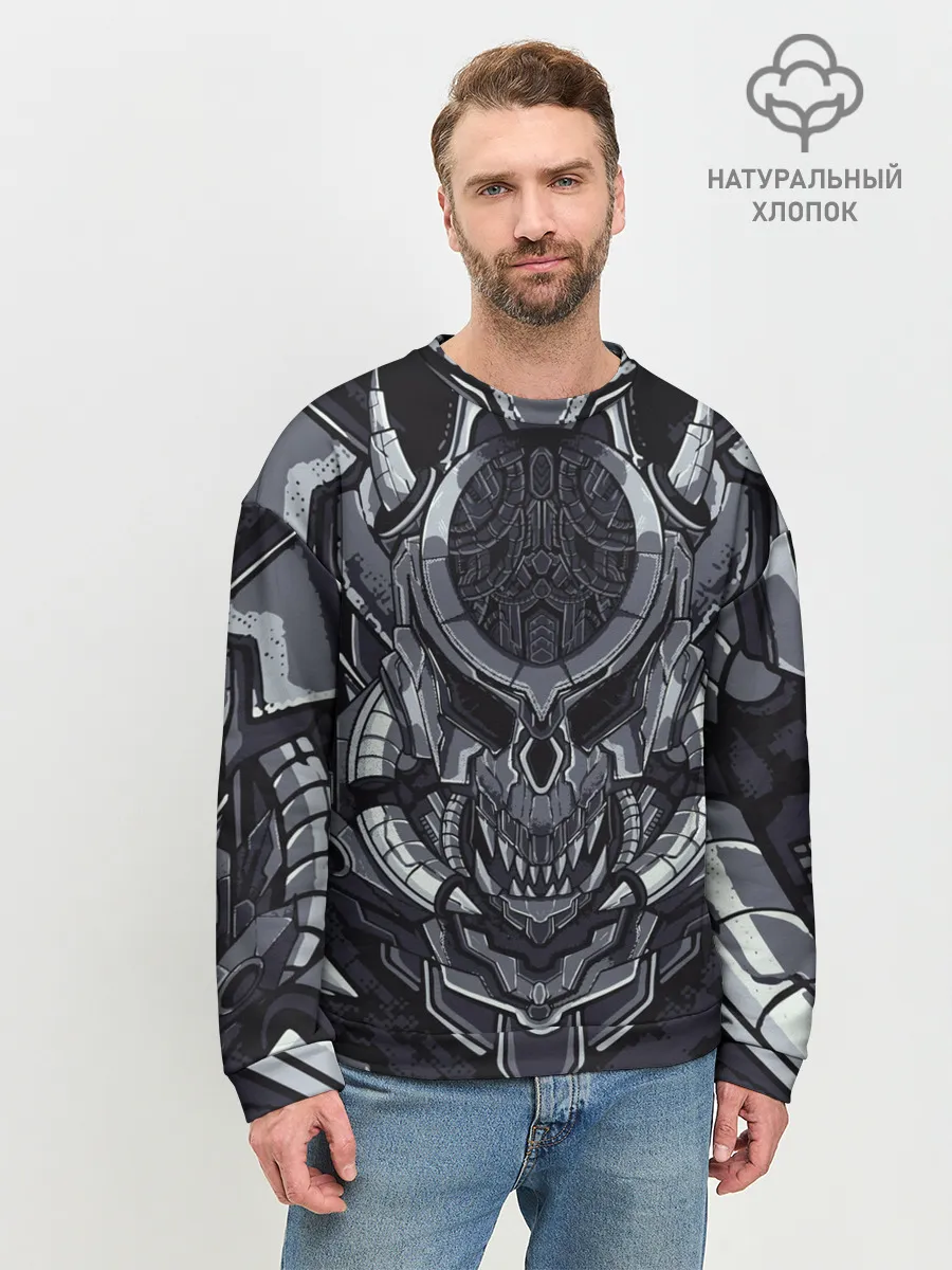 Мужской свитшот базовый / Механический робот