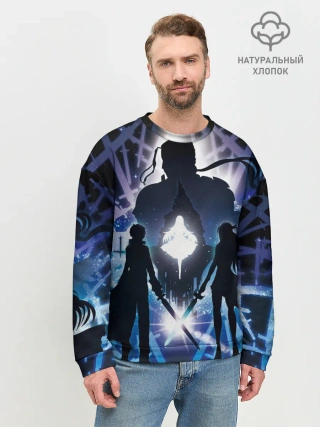 Мужской свитшот базовый / Sword Art Online Кирито Асуна