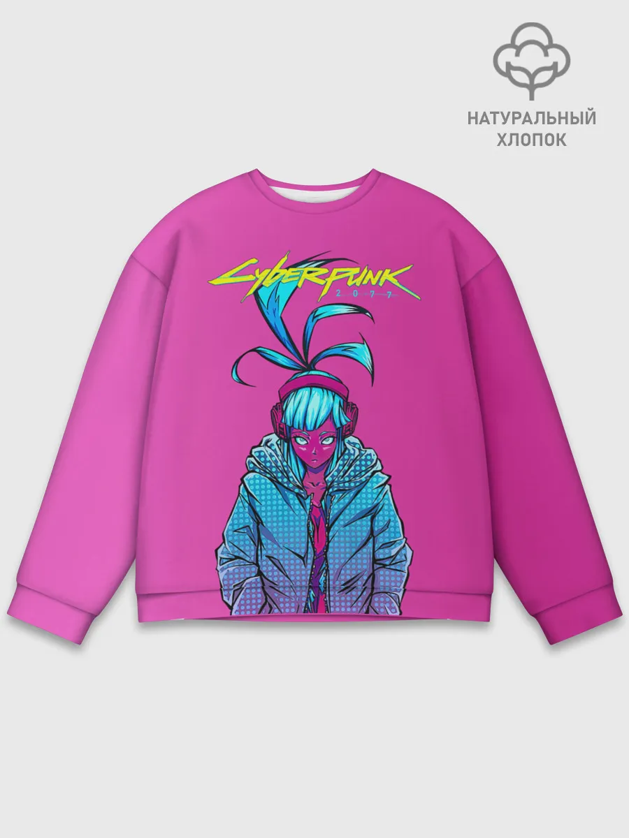 Мужской свитшот базовый / Cyberpunk 2077