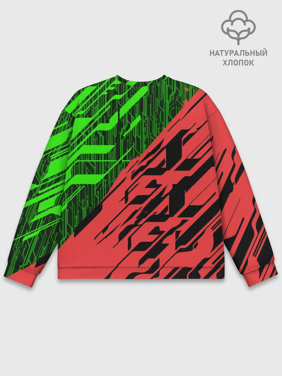 Мужской свитшот базовый / CYBERPUNK 2077