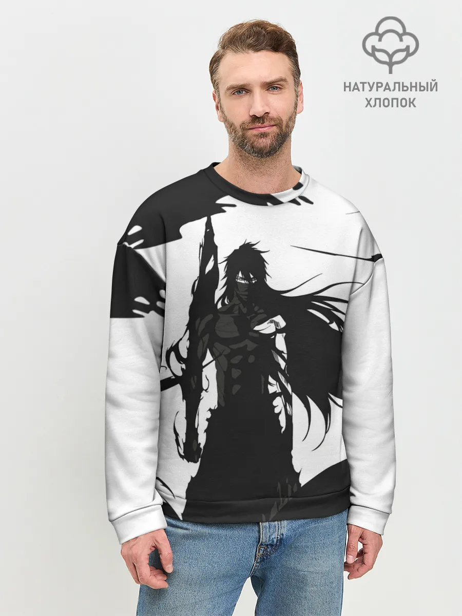 Мужской свитшот базовый / Bleach black & white