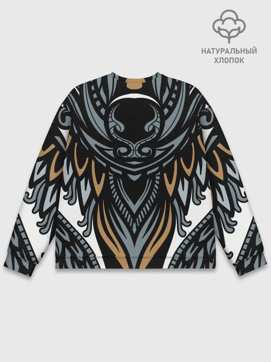 Мужской свитшот базовый / Рисунок лиса