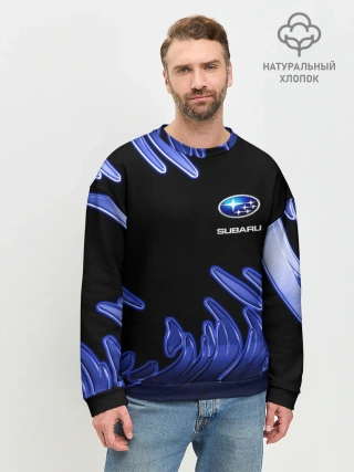 Мужской свитшот базовый / Subaru
