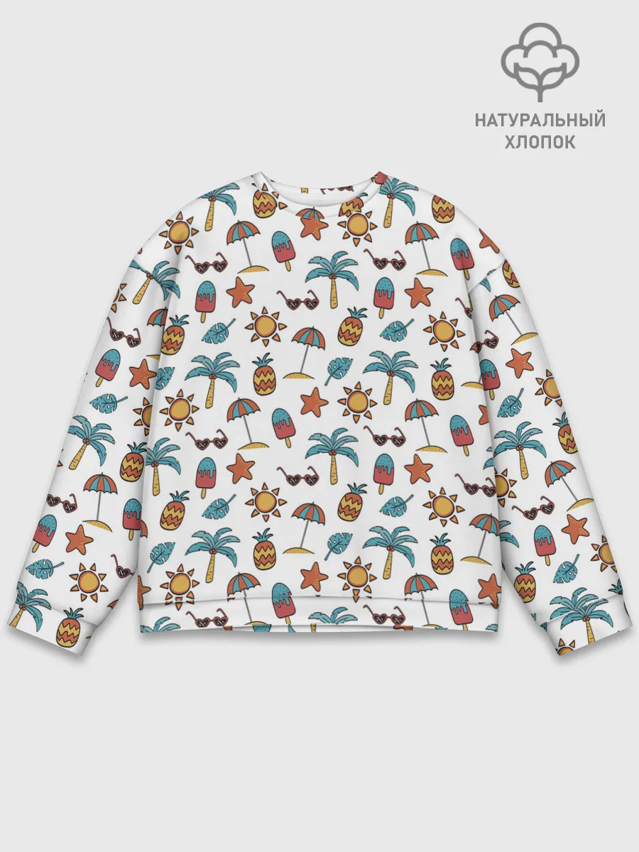 Мужской свитшот базовый / Летний паттерн