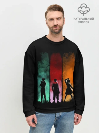 Мужской свитшот базовый / Магическая Битва