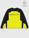 Мужской свитшот базовый / Cyberpunk 2077 nightcity