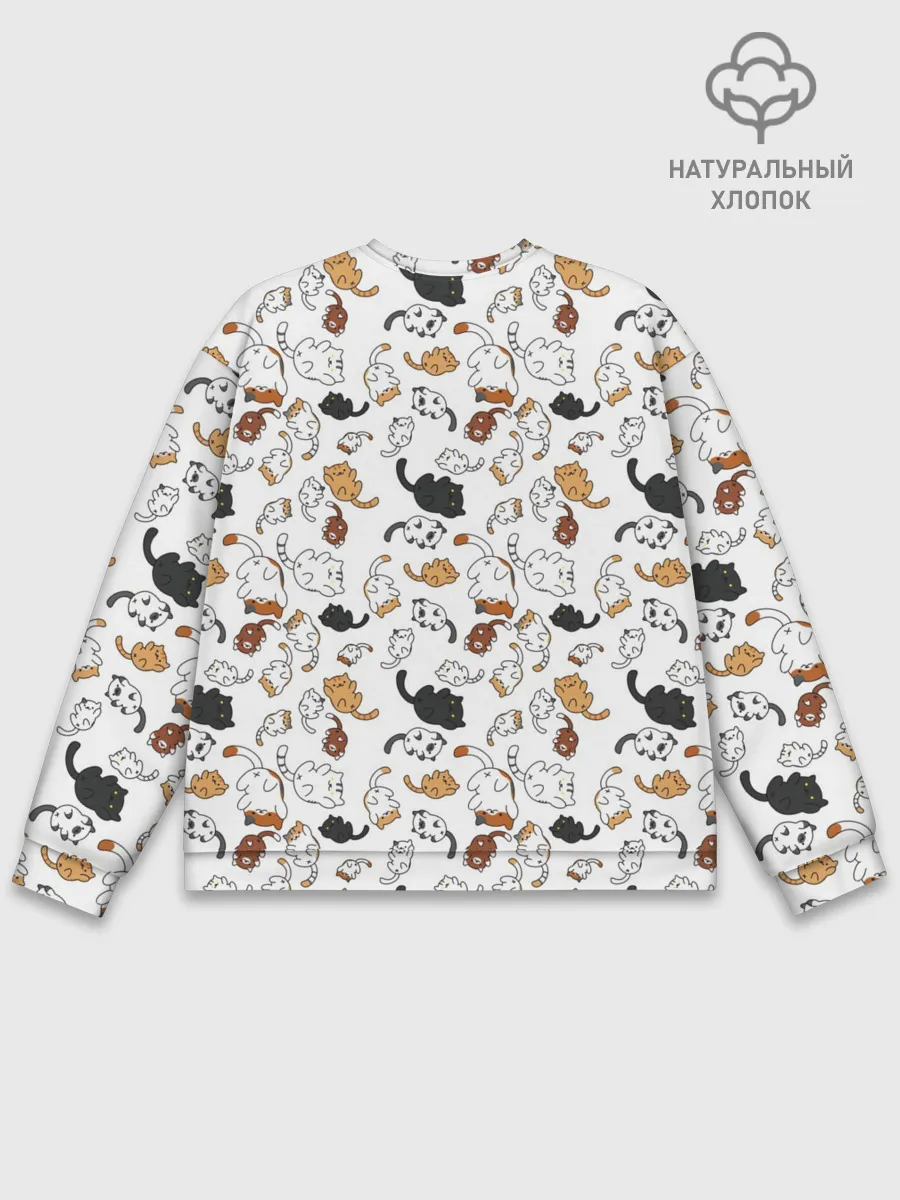 Мужской свитшот базовый / Коты