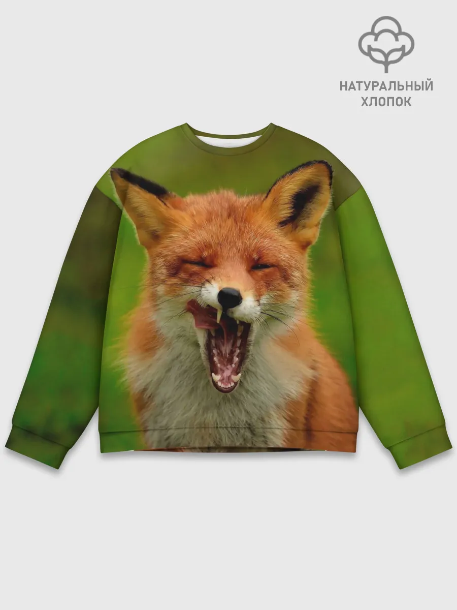 Мужской свитшот базовый / Лисица