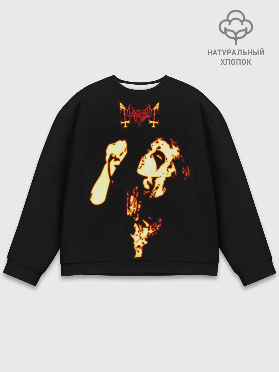 Мужской свитшот базовый / Mayhem