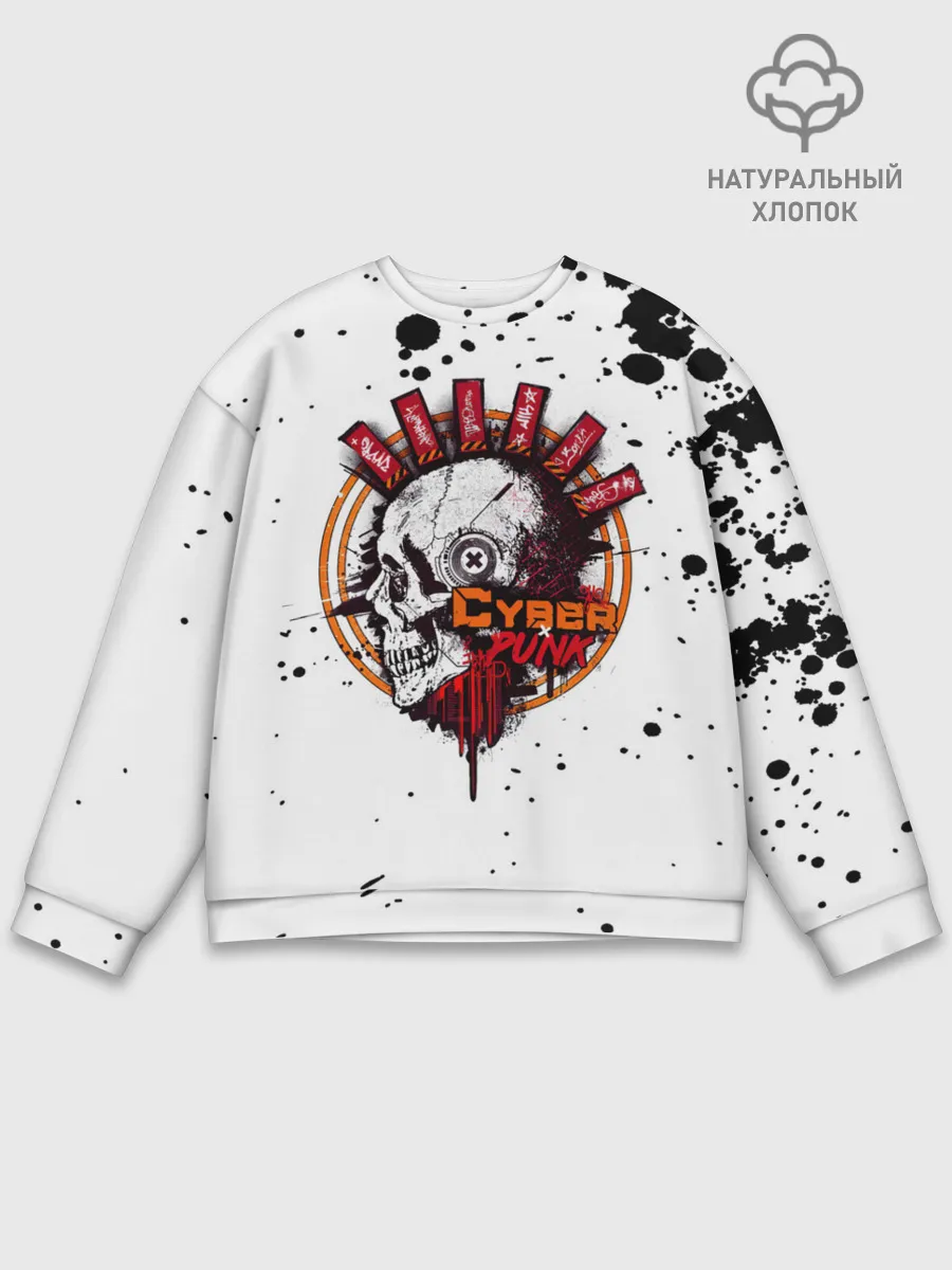 Мужской свитшот базовый / Cyberpunk 2077