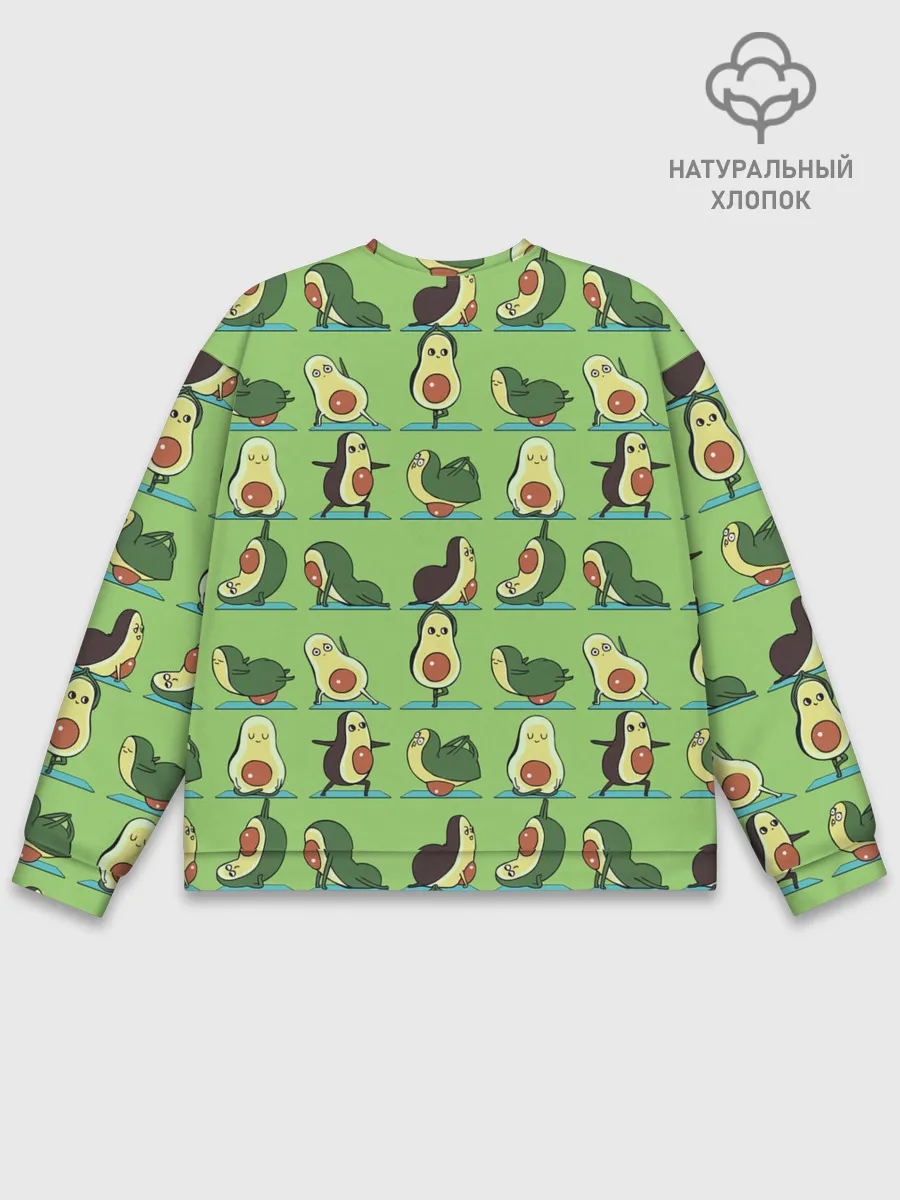 Мужской свитшот базовый / Авокадо | Зарядка