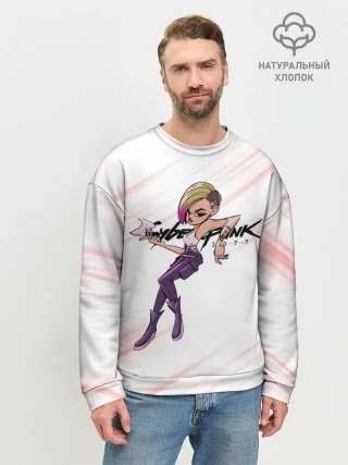 Мужской свитшот базовый / Moxes Cyberpunk 2077