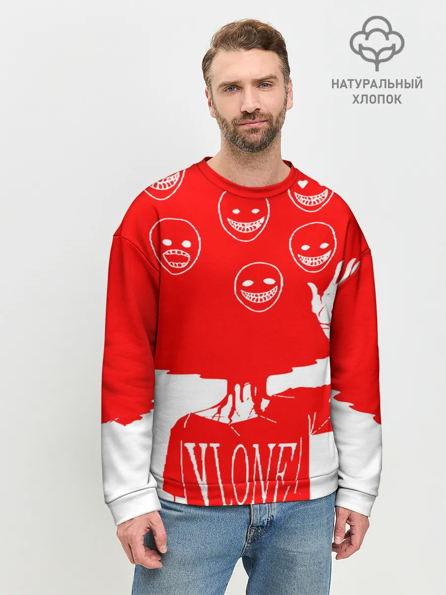 Мужской свитшот базовый / многоголовый v love