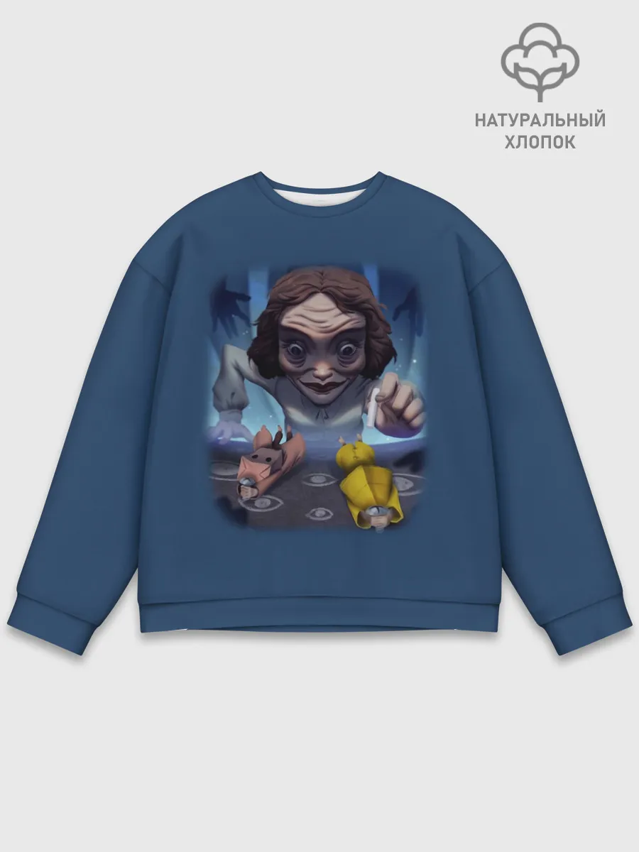 Мужской свитшот базовый / Little Nightmares 2 училка
