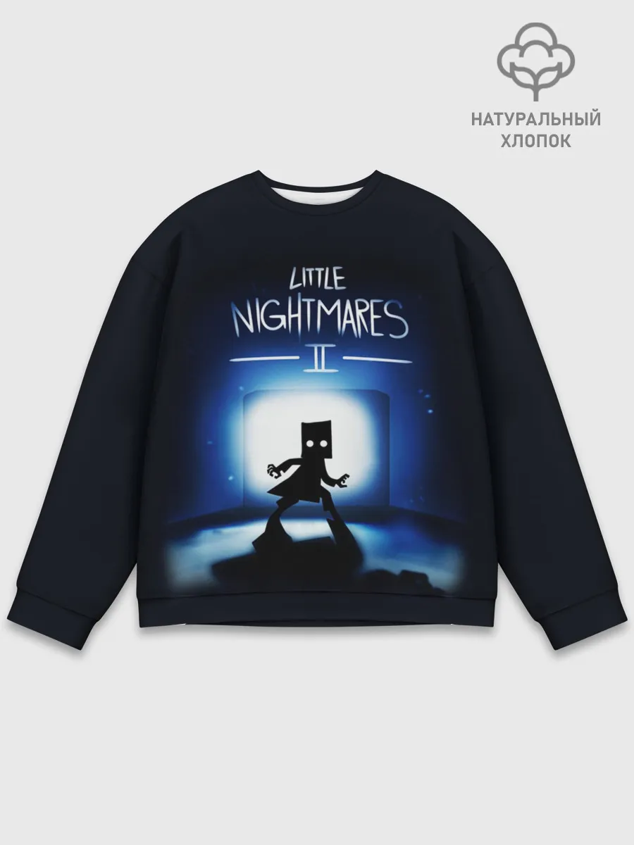 Мужской свитшот базовый / Little Nightmares 2 МОНО