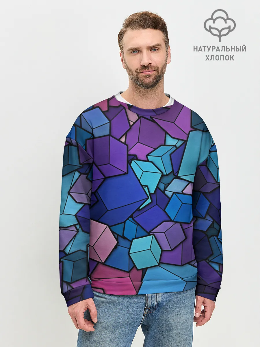 Мужской свитшот базовый / Vector-Shape