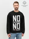 Мужской свитшот базовый / Нет Девушки - Нет Проблем