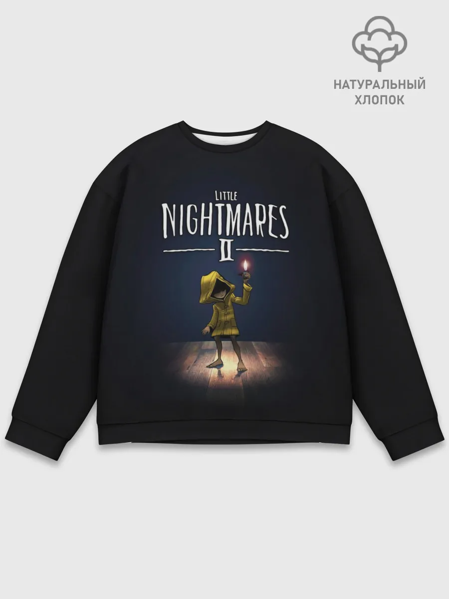Мужской свитшот базовый / Little Nightmares 2 пламя