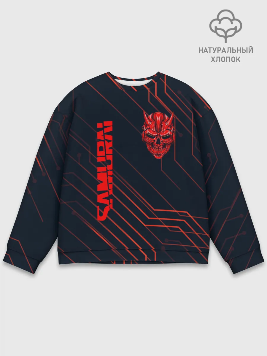 Мужской свитшот базовый / CYBERPUNK 2077