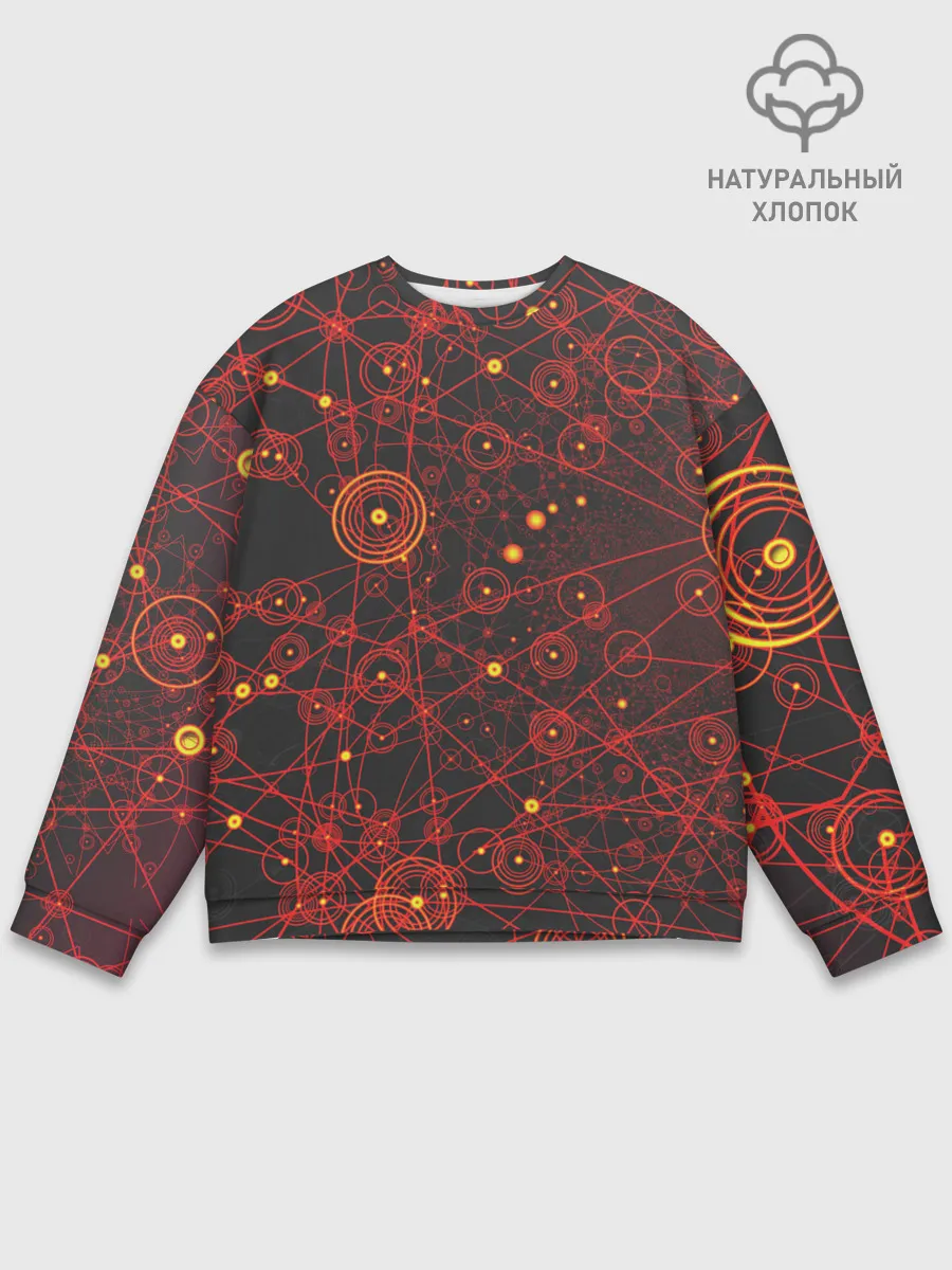 Мужской свитшот базовый / Данные сети