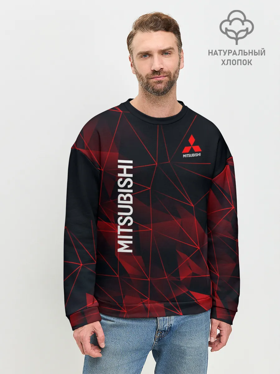 Мужской свитшот базовый / Mitsubishi