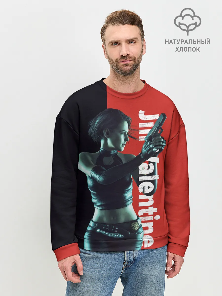 Мужской свитшот базовый / RE3 | Jill Valentine