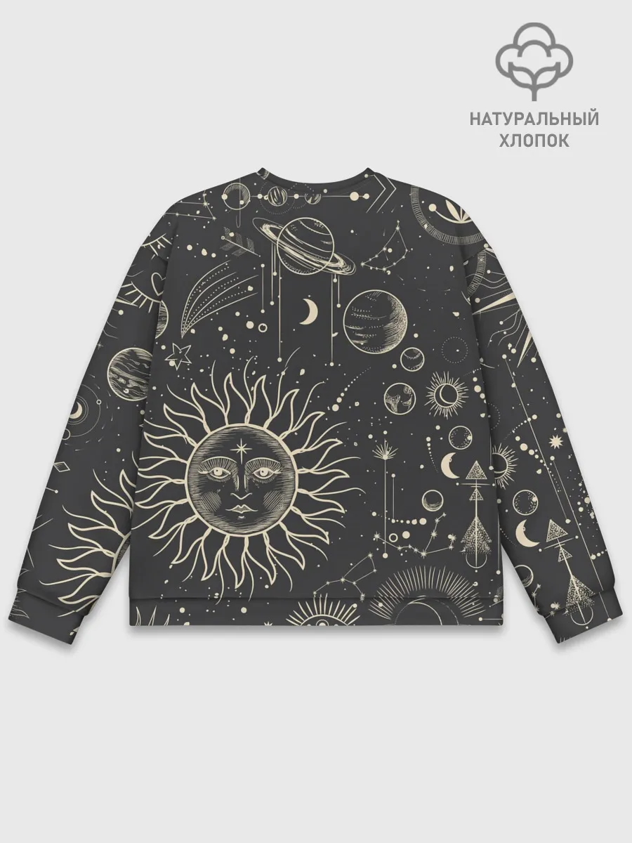 Мужской свитшот базовый / звездное небо