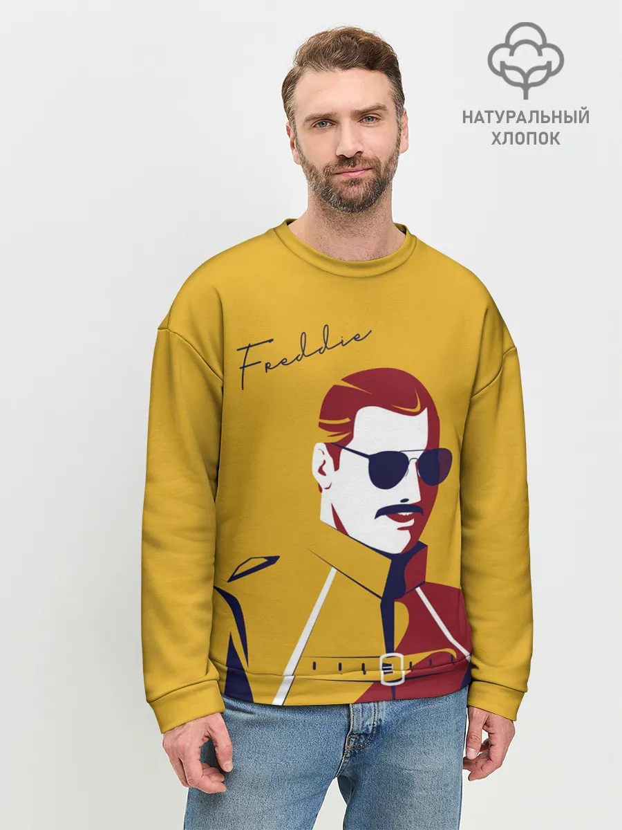 Мужской свитшот базовый / QUEEN FREDDY