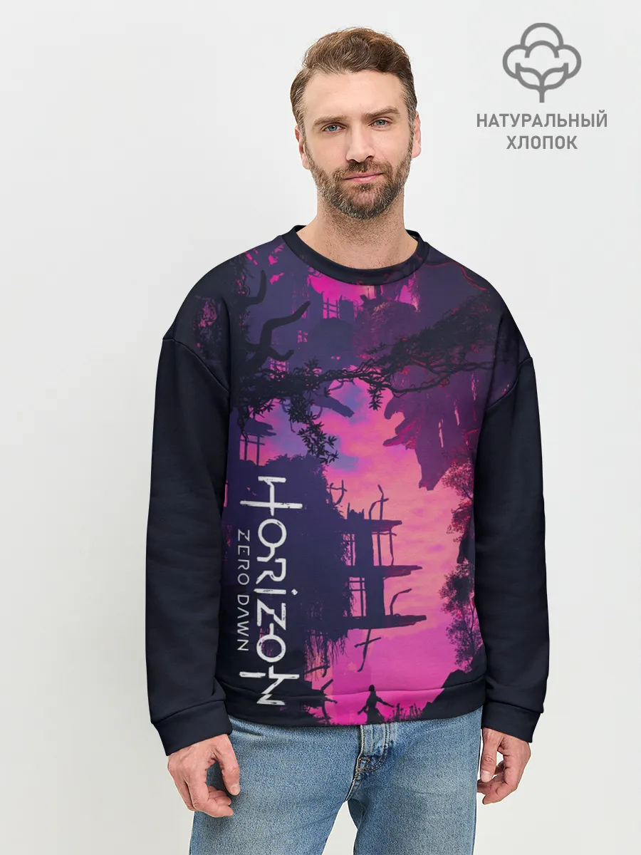 Мужской свитшот базовый / Horizon Zero Dawn