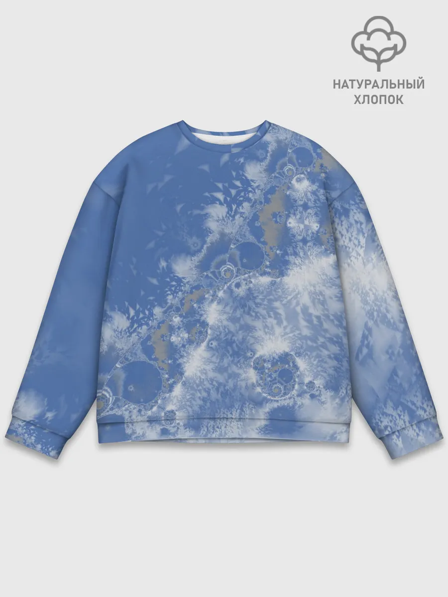 Мужской свитшот базовый / Летающие треугольники