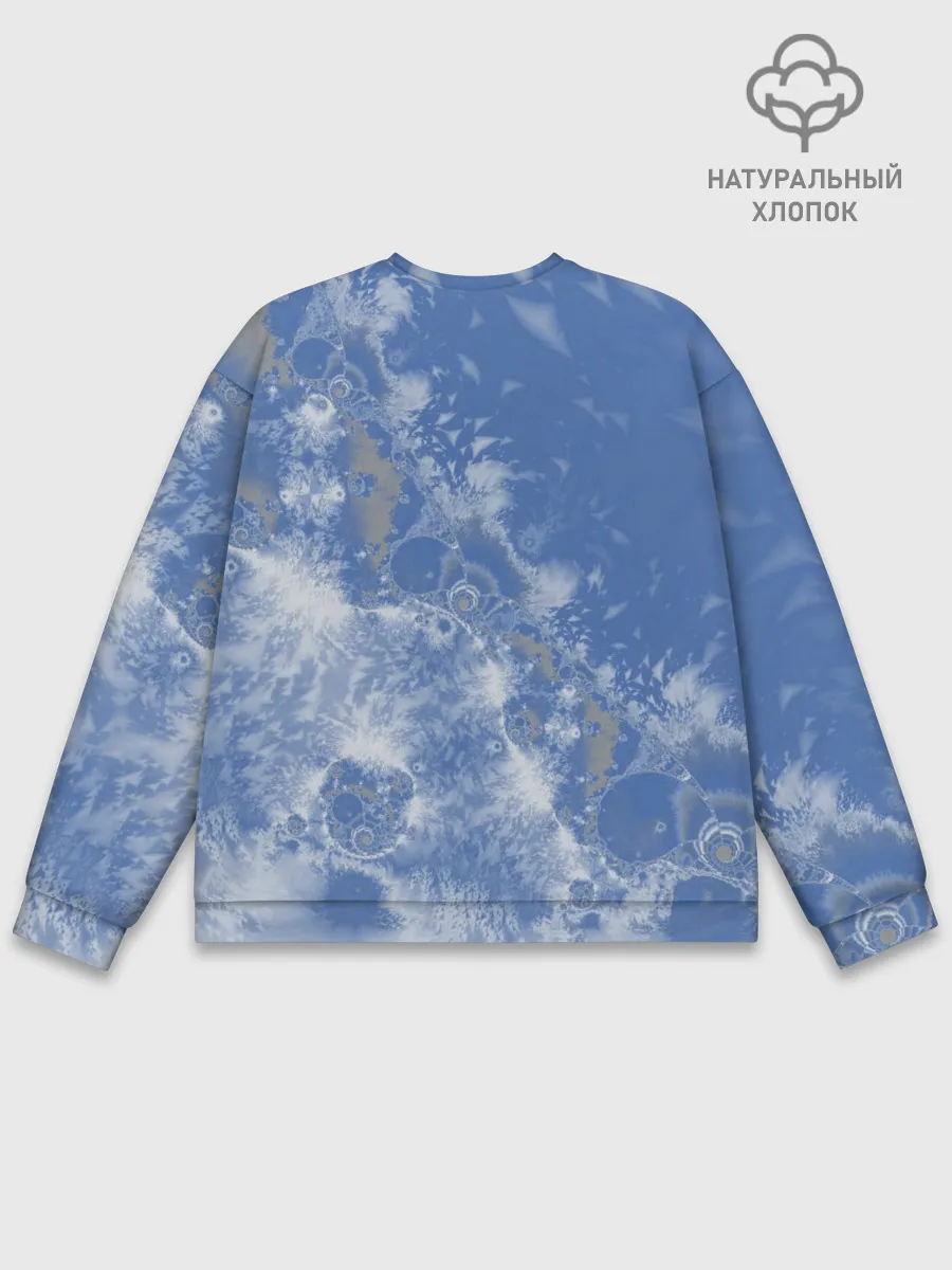 Мужской свитшот базовый / Летающие треугольники