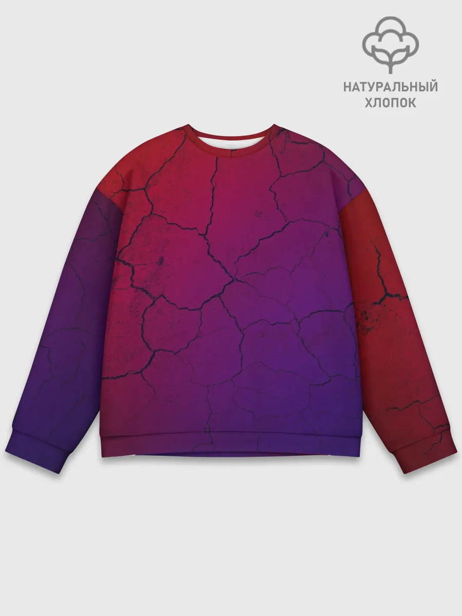 Мужской свитшот базовый / Трещины