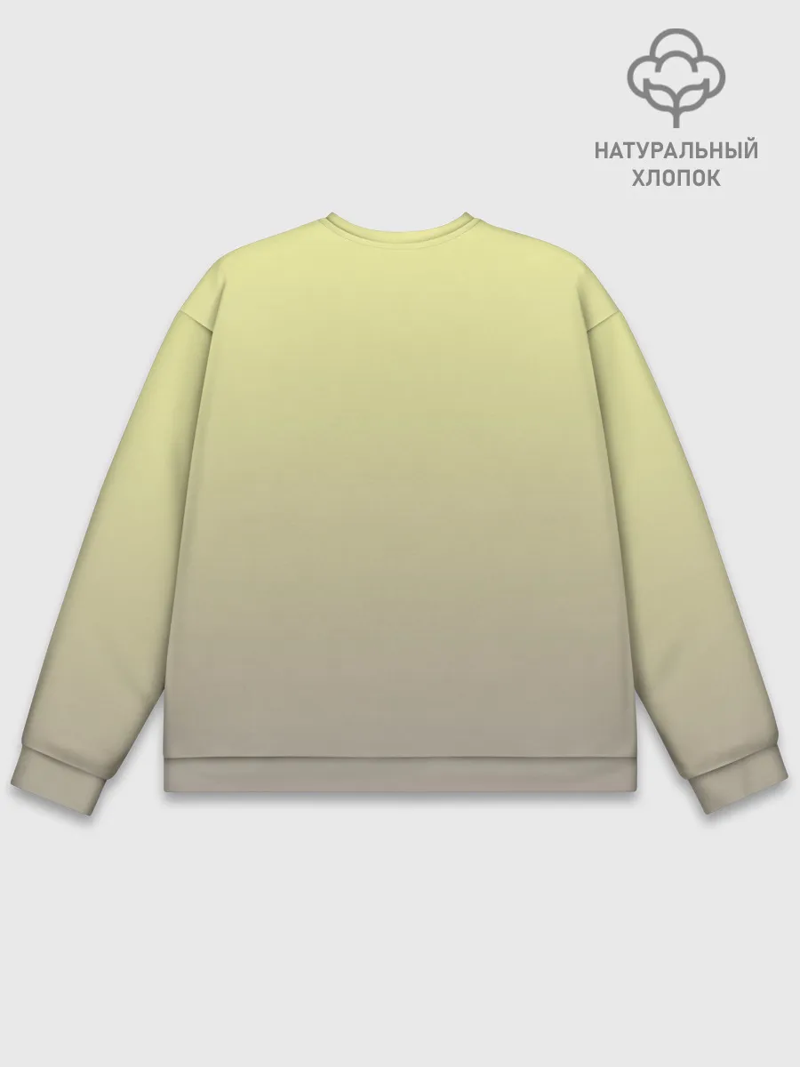 Мужской свитшот базовый / персидская пушистая кошка