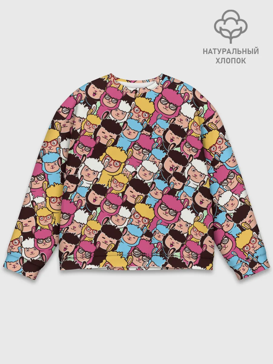 Мужской свитшот базовый / Альпаки