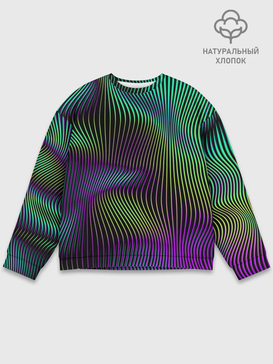 Мужской свитшот базовый / Современная абстракция